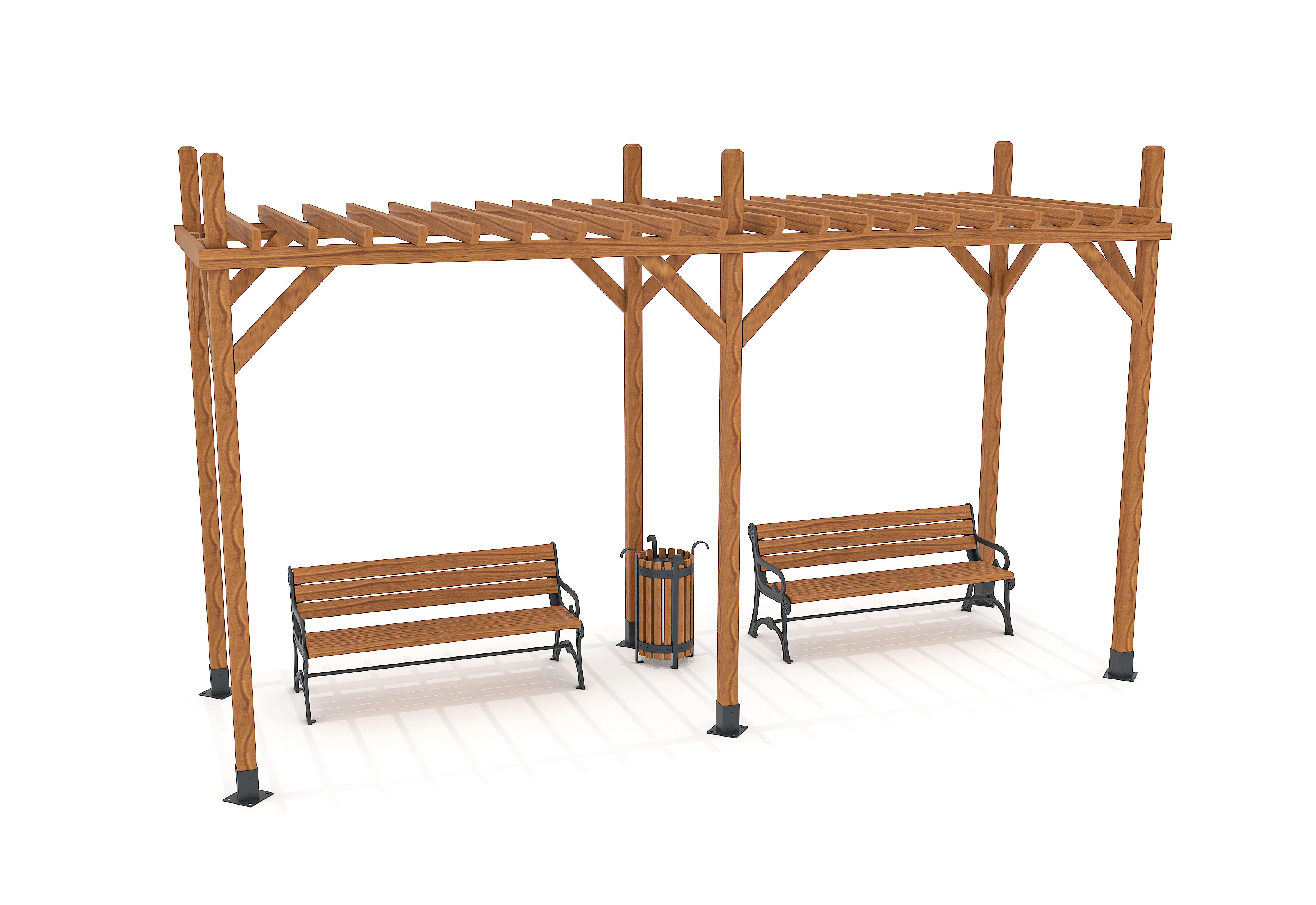 APE002 - PERGOLA WITHOUT SEATING