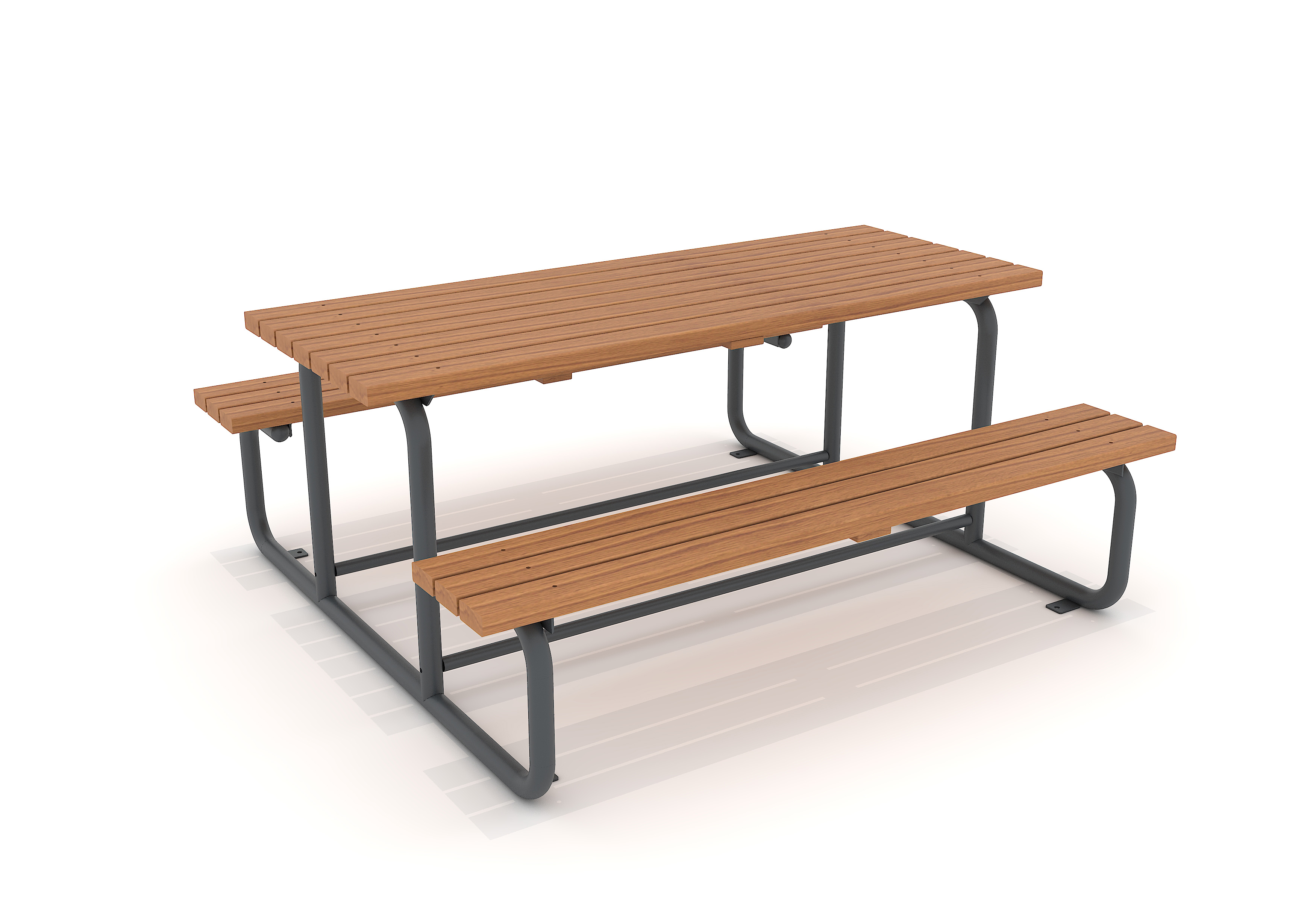 MPM003 - METAL AND WOOD PICNIC TABLE