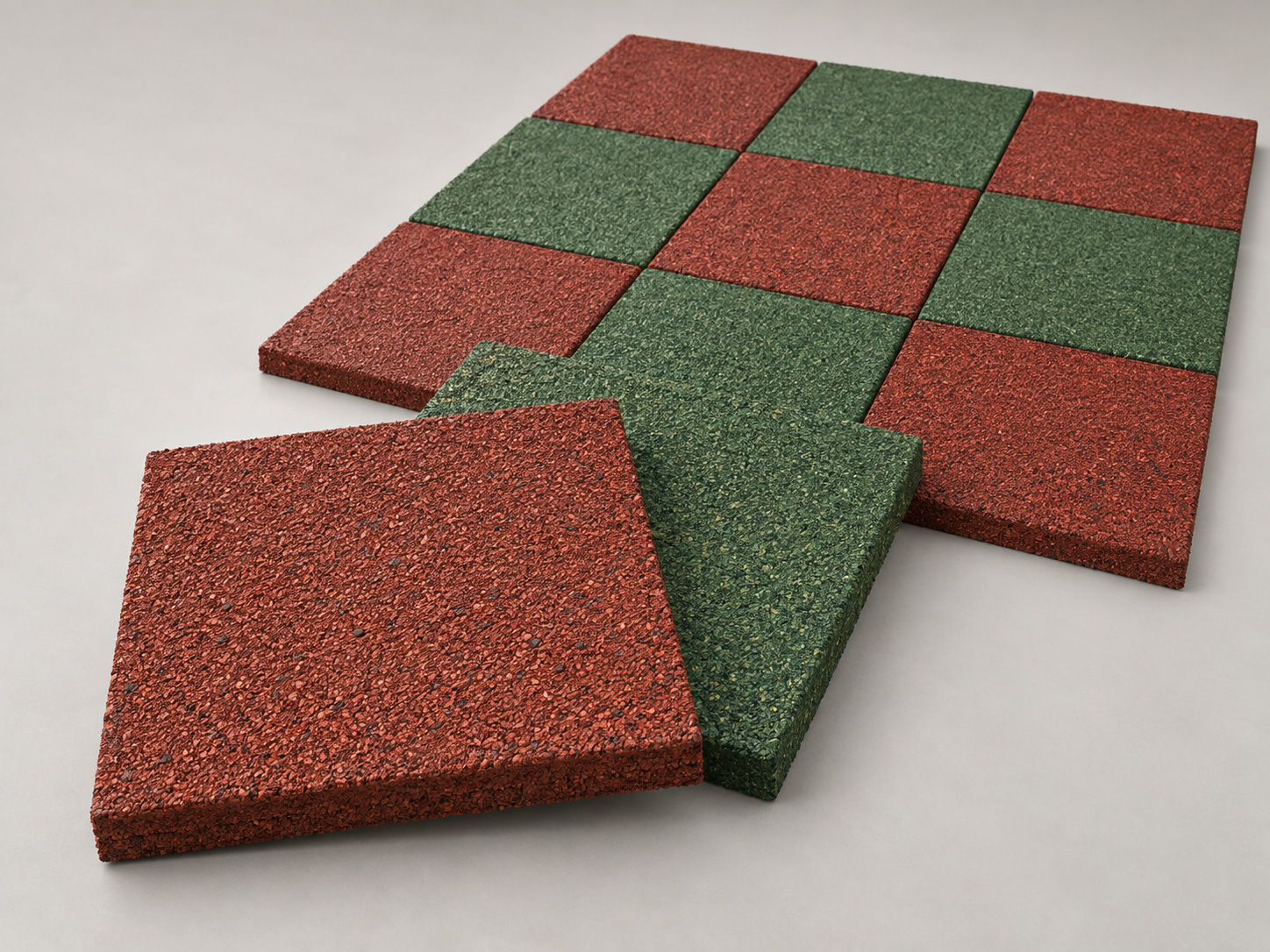 RUBBER TILE FLOORING